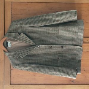 Women's L.L. Bean tweed wool blazer. Size 12